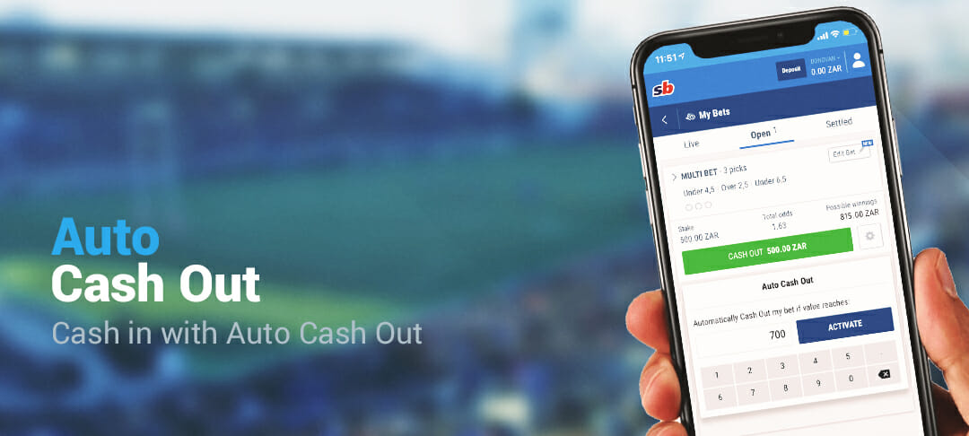 SportingBet Auto Cash Out Mobile