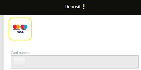 talkSPORT BET Deposit Screenshot