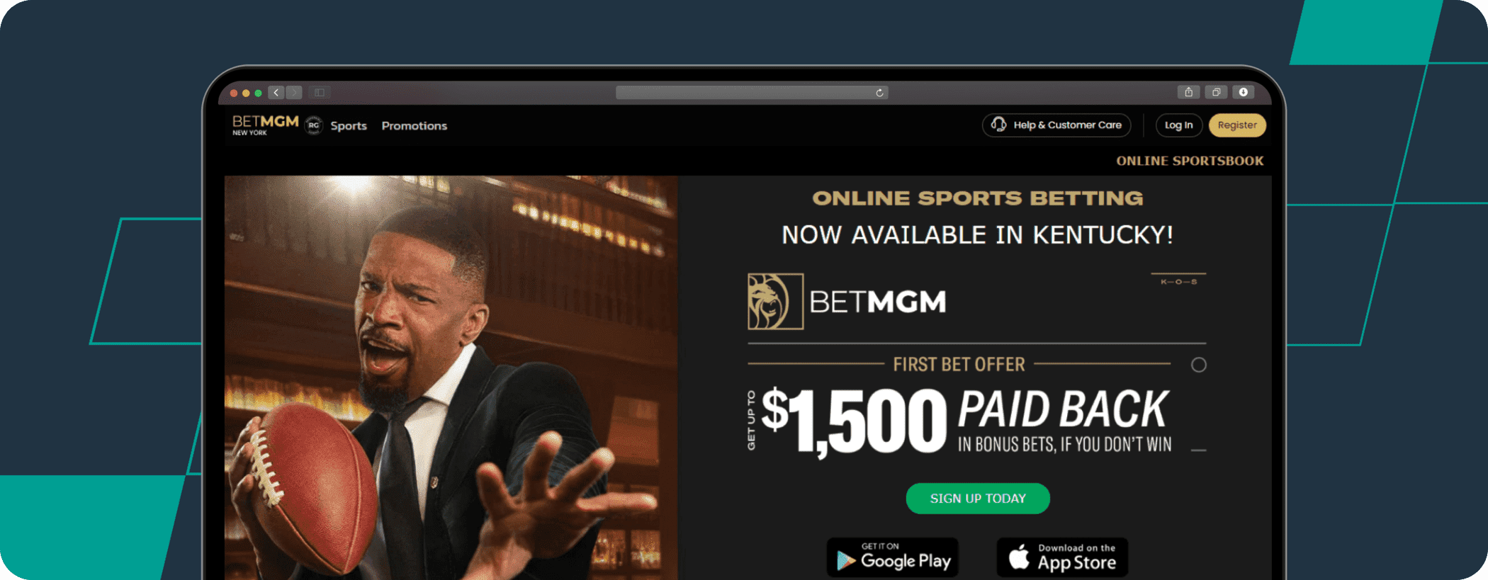 betmgm kentucky welcome offer screenshot