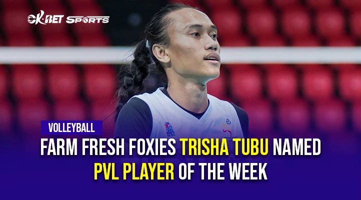 trisha tubu named as pvl player fo the week for all filipino conference