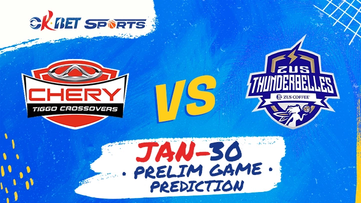 chery tiggo vs zus thunderbelles pvl game january 30 and okbet prediction