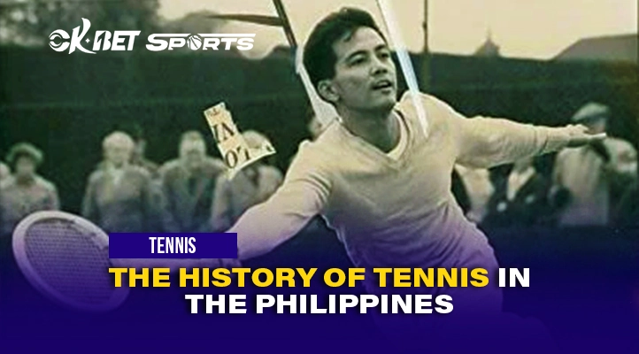 tennis a old picture of a man playing tennis