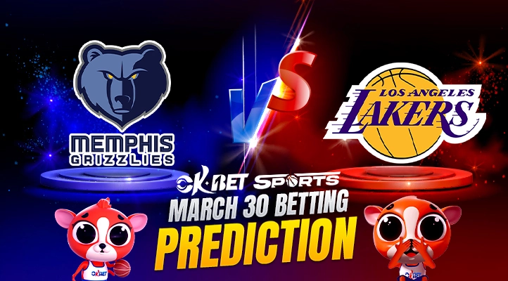logo match up of memphis grizzlies vs los angeles lakers
